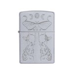 Zippo Butterfly and Wolf Design 49591